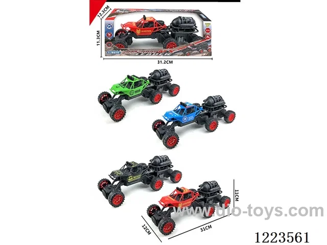 6-wheel free wheel car