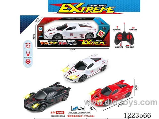 4ch Ferrari rc car with light included battery