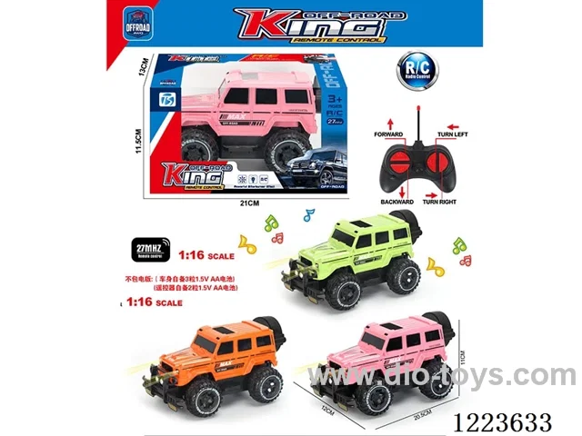 4ch big G rc car with light not included battery