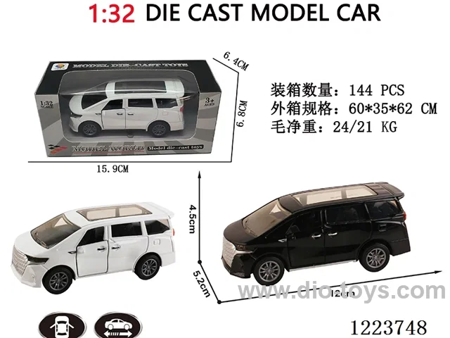 1:32 pull back alloy car