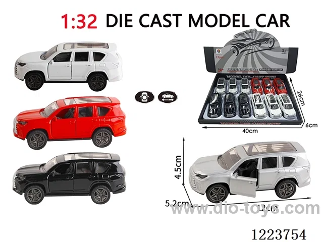 1:32 pull back alloy car