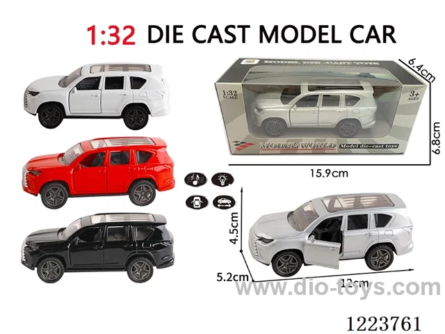 1:32 pull back alloy car W L/M