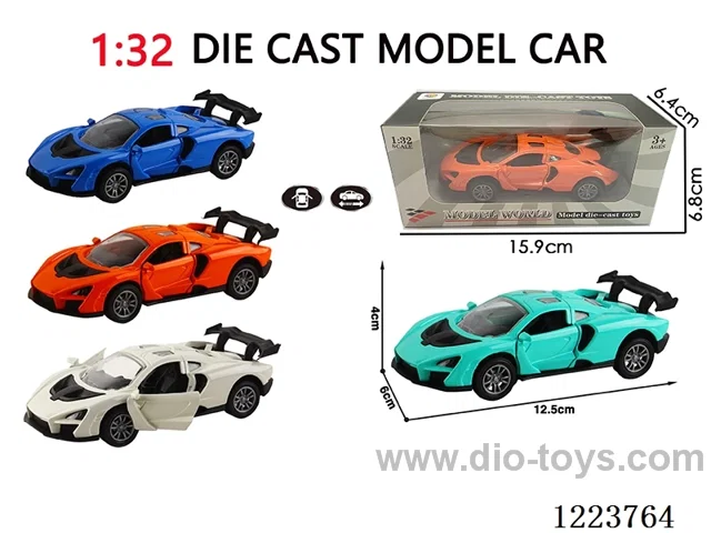 1:32 pull back alloy car