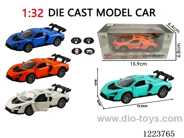 1:32 pull back alloy car W L/M