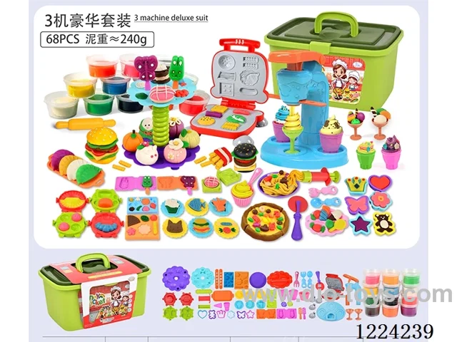 3 Machines Deluxe Set/Storage Bucket AA Model AA/(62pcs)
