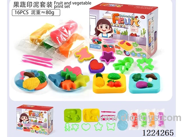 Fruit & Vegetable Stamping Set/(16pcs)