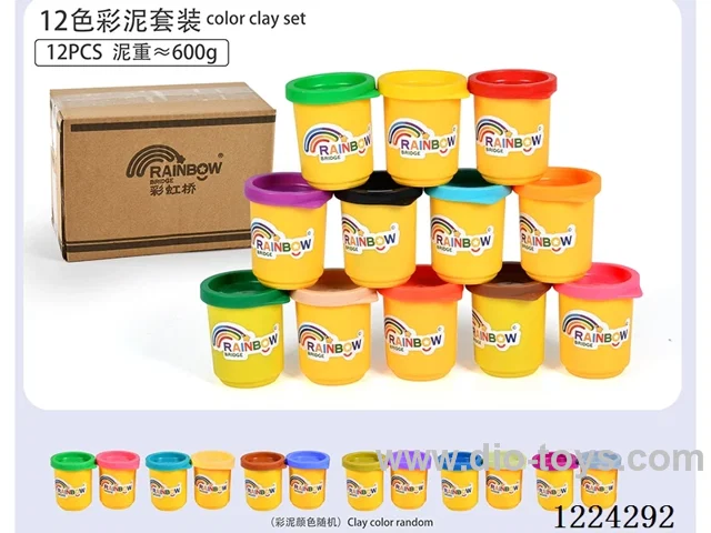 12 colors clay set/12 colors 50g≈600g