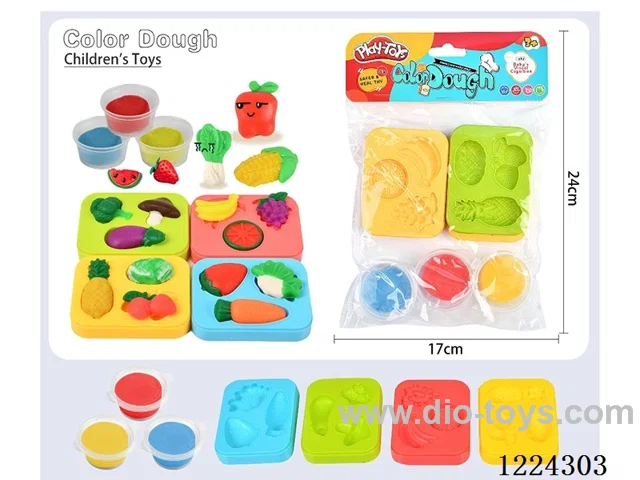 Fruit theme colorful clay
