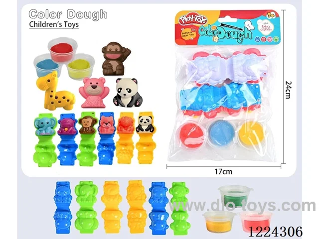 Animal theme colorful clay