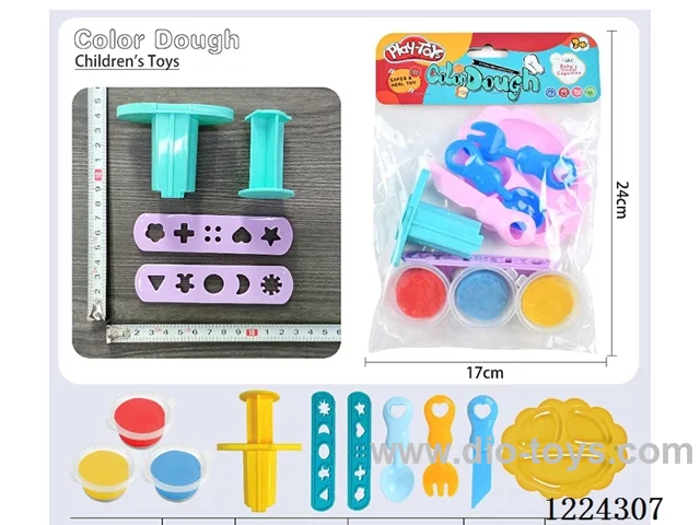 Noodle theme colorful clay