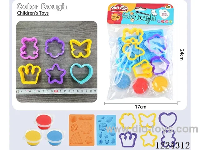 Graphic theme colorful clay