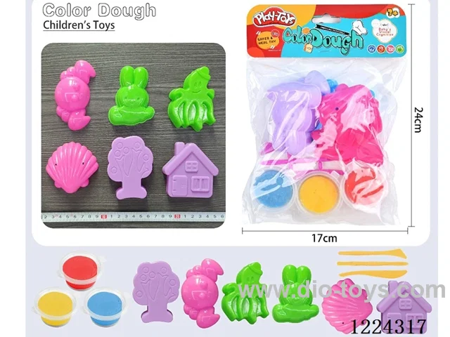 Animal theme colorful clay