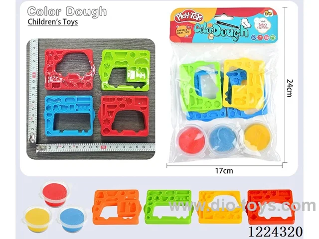 Car theme colorful clay