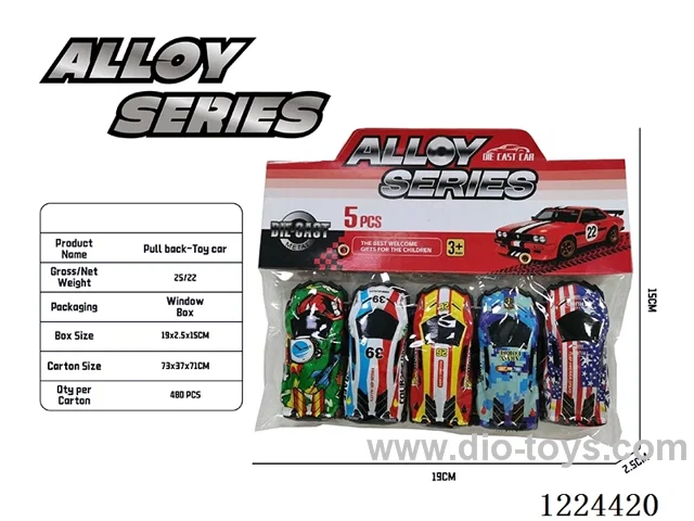 pull back alloy car