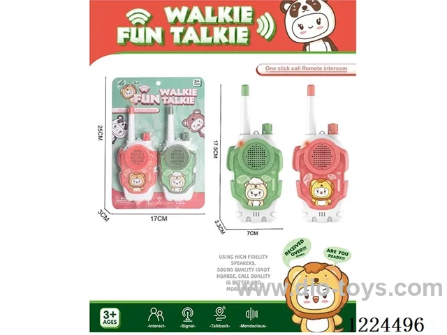 Walkie-talkie (distance approx. 40 m)