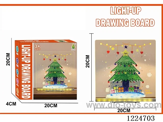 Medium acrylic fluorescent panel-Christmas tree