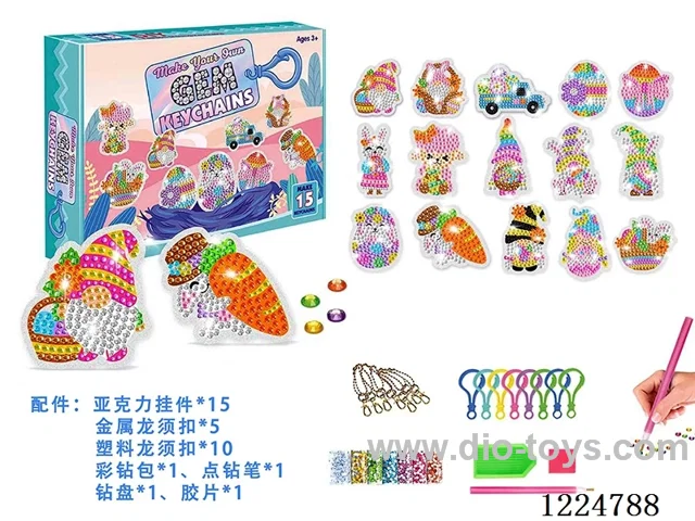 Acrylic--Easter Diamond Sticker Pendant(15 models)