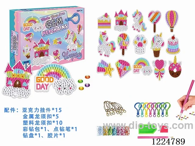 Acrylic--Unicorn Diamond Sticker Pendant(15 models)