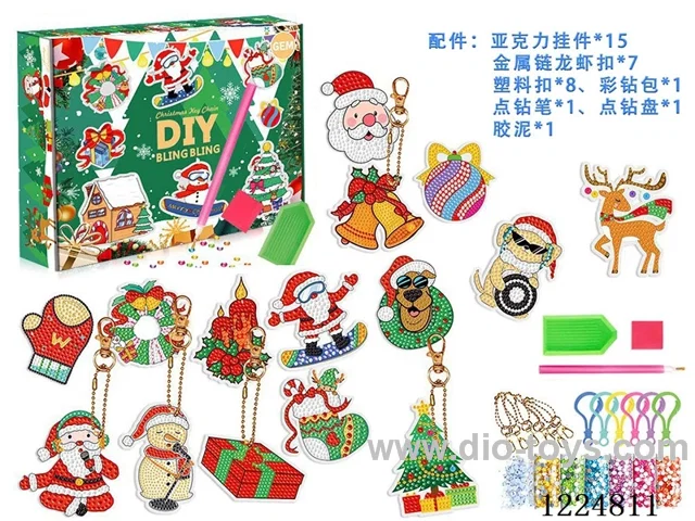 Acrylic - Christmas Diamond Sticker Pendant(15 models)