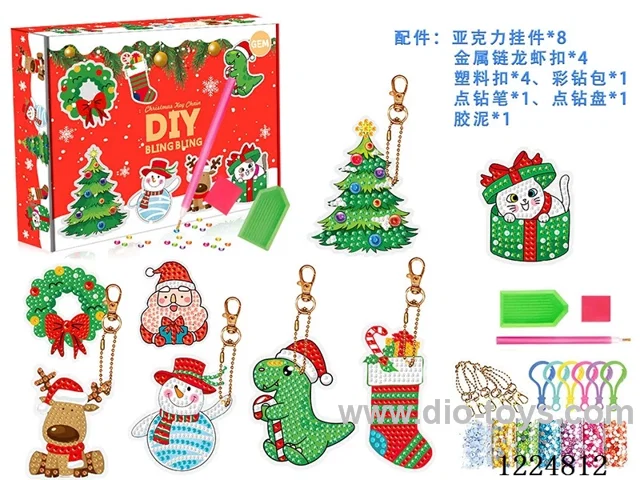 Acrylic - Christmas Diamond Sticker Pendant(8 models)