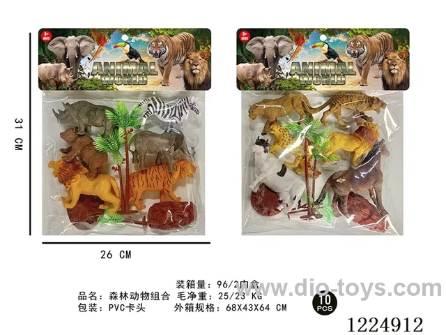 Forest animal set 10PCS