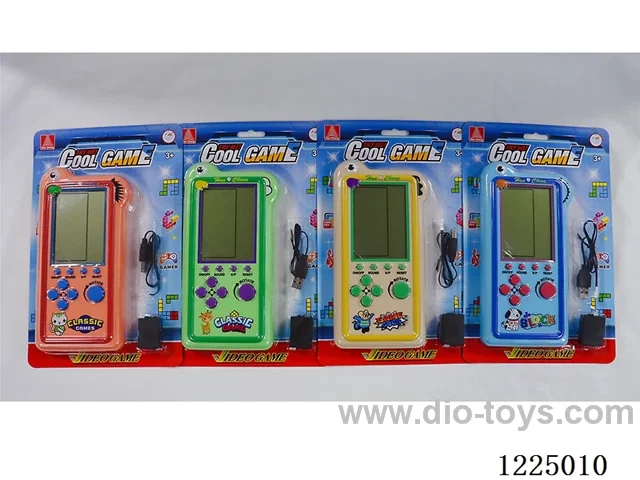 Tetris game machine with USB charging cable