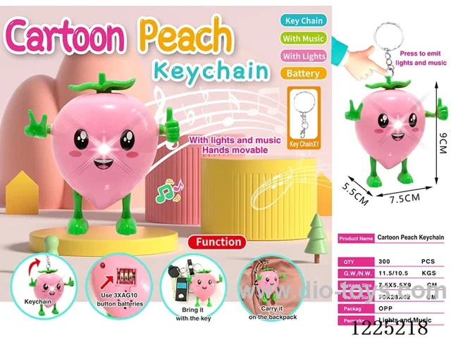 Peach Keychain W L/M