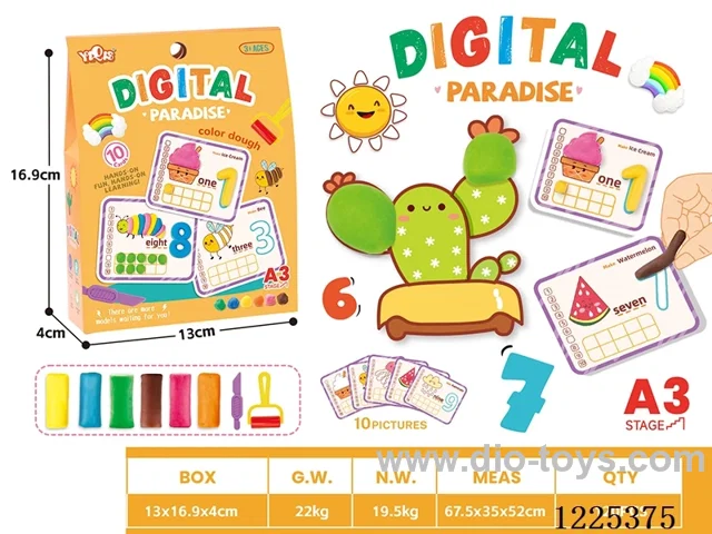 Digital DIY Colorful Clay