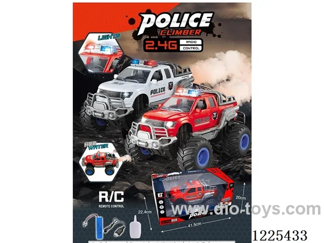2.4G RC car with spray included battery