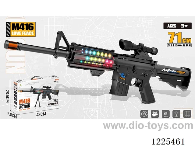 M416 B/O Gun W L/M +6-fold mirror