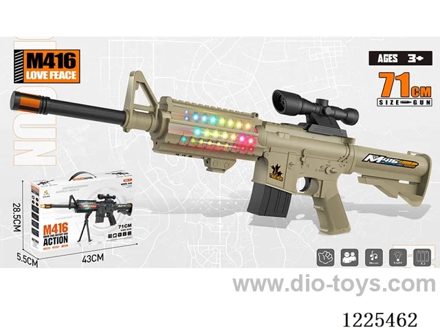 M416 B/O Gun W L/M +6-fold mirror