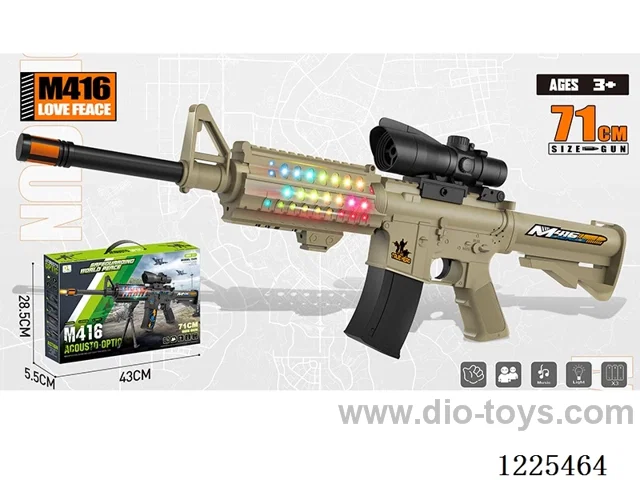 M416 B/O Gun W L/M + Conch 8 times mirror
