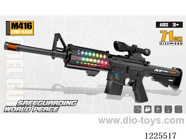 M416 B/O Gun W L/M +6-fold mirror