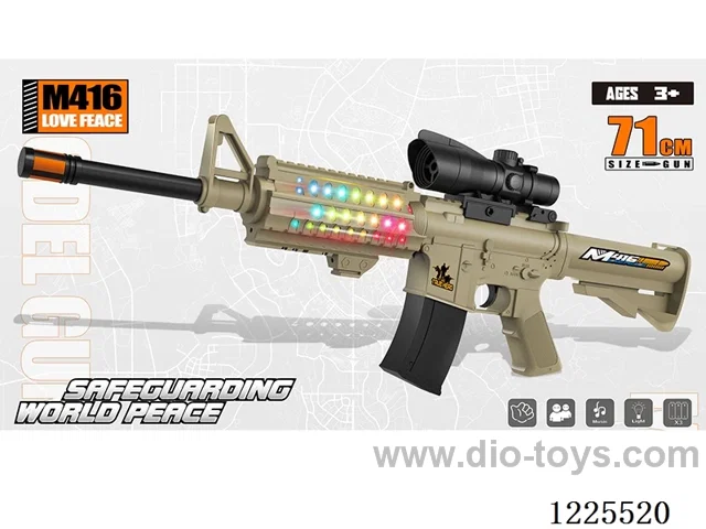M416 B/O Gun W L/M + Conch 8 times mirror