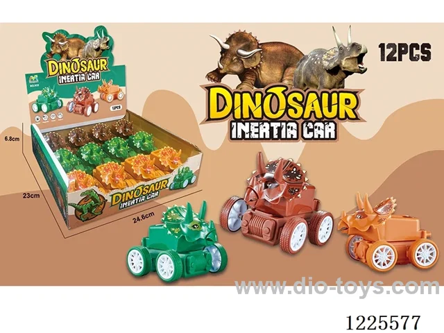 inertia 4WD dinosaur car 12PCS