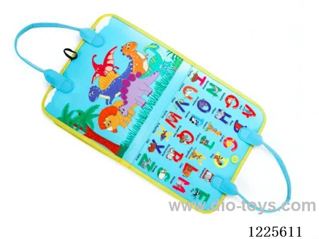 Montessori Early Learning for Kids - Felt 3 Page Dinosaur Busy Board
