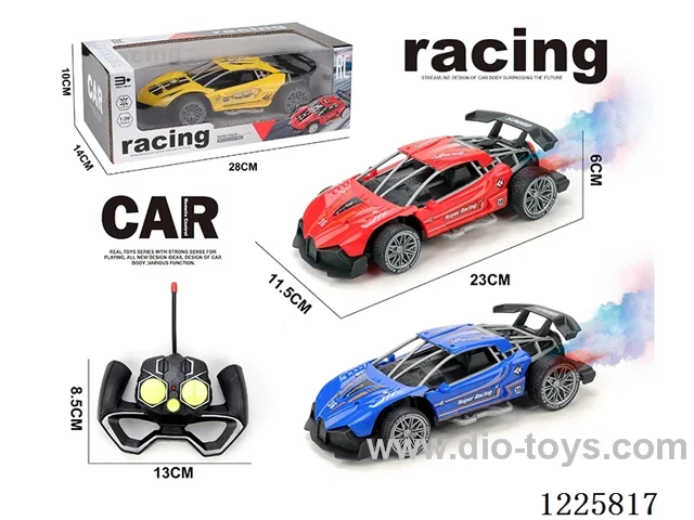 1:16 5 ch rc car with spray not included battery 2 colors mixed