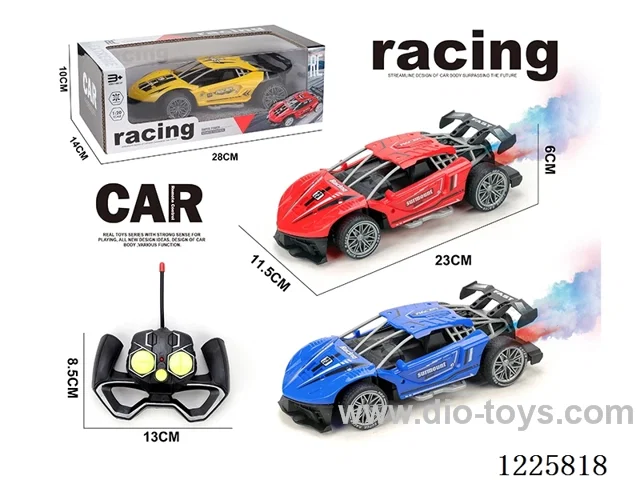 1:16 5 ch rc car with spray not included battery 2 colors mixed