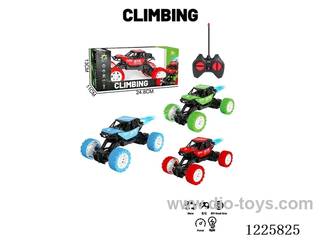 1：18 27MHZ 4ch rc car with spray included battery