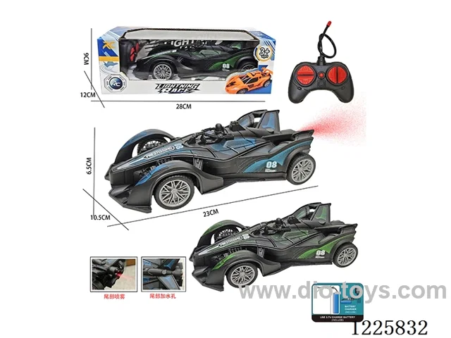 1:16 4ch rc car with light /spray included battery