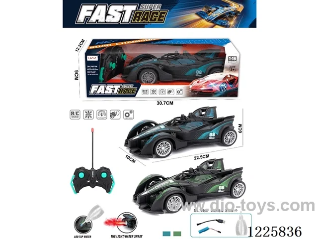 5ch rc car with spray included battery