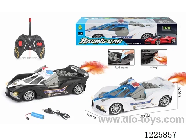 1:16 5ch 27MHZ rc car with spray included battery