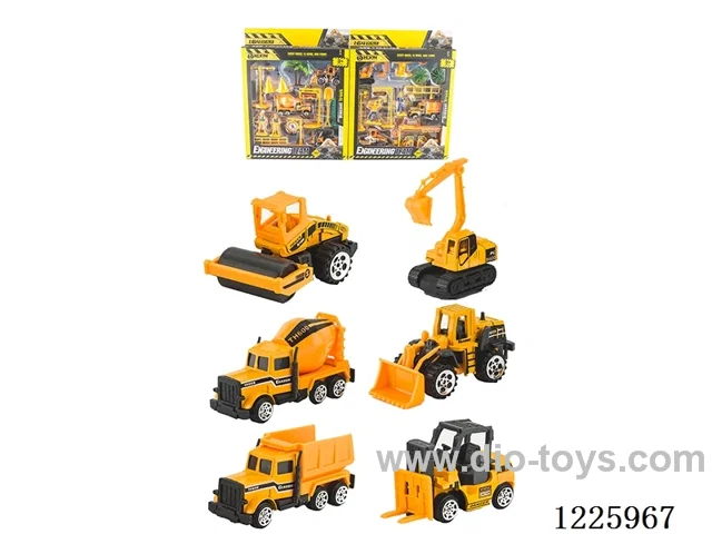 Alloy Freewheel Engineering Vehicle Set(2 Mixed)
