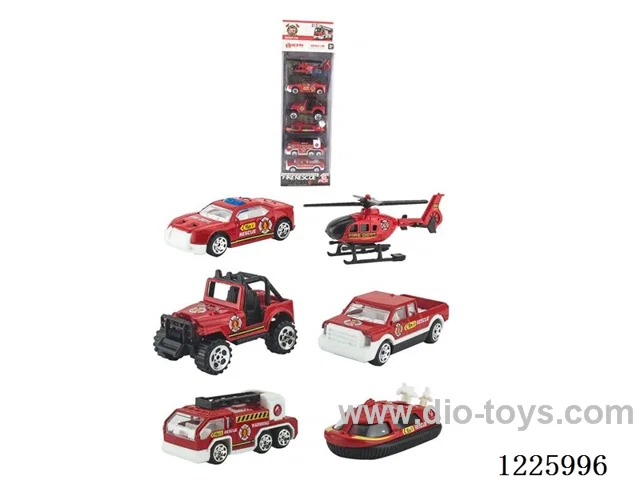 Alloy Scooter Fire Vehicle + Airplane