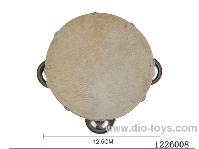 4 inch half-wood tambourine 12.5CM