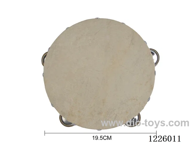 7 inch half-wood tambourine 19.5CM