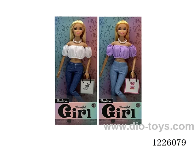 2 mixed 11.5 inch 11 Joints Barbie