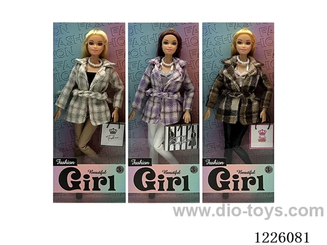 3 mixed 11.5 inch 11 Joints Barbie