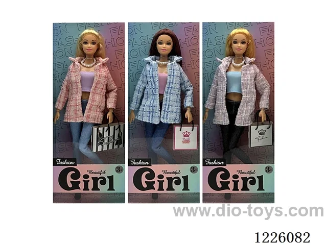 3 mixed 11.5 inch 11 Joints Barbie