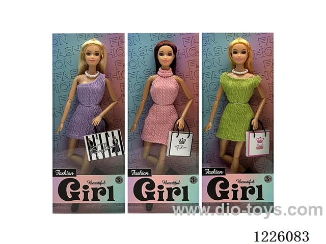 3 mixed 11.5 inch 11 Joints Barbie